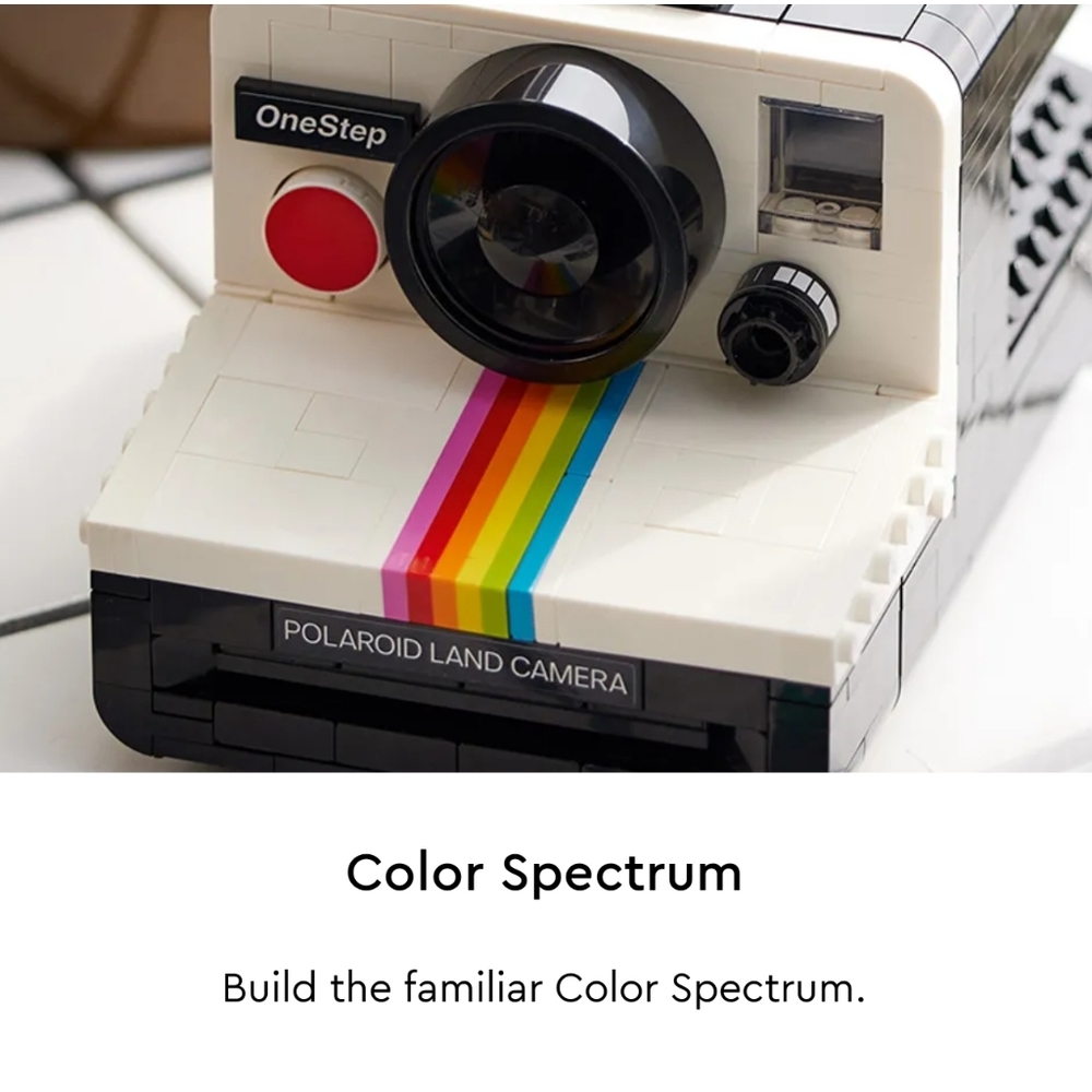 💥BUY 2 GET 1 FREE  LEGO  Polaroid OneStep SX-70 Camera, Retail Price$79. - Picture 14 of 16